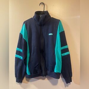 Court club Navy and Teal Track Jacket